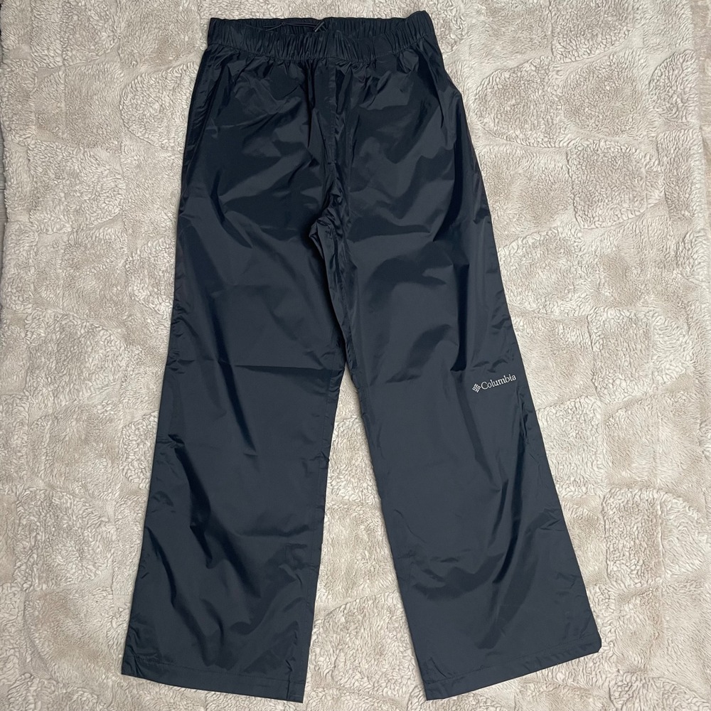 Columbia Mens Rebel Roamer Pant Black Waterproof Omni-Tech Rain Pants Size M 30
